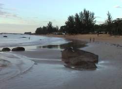 Beach at sunset